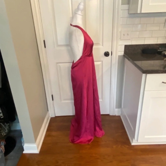 New! Free People dance til dawn Halter Maxi Dress nwot pink nwot 27079 - Picture 12 of 16